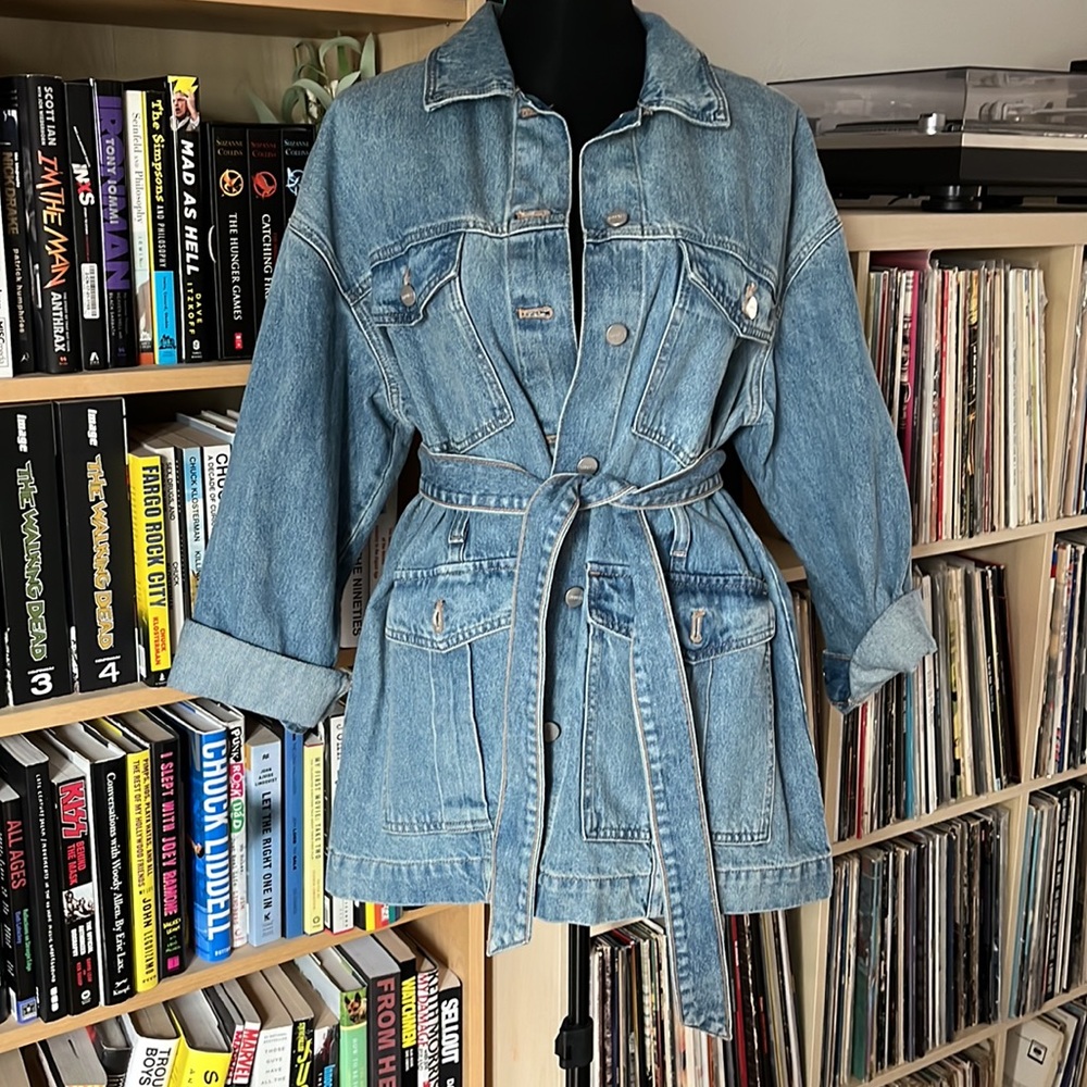 Longline Blue Jean Jacket